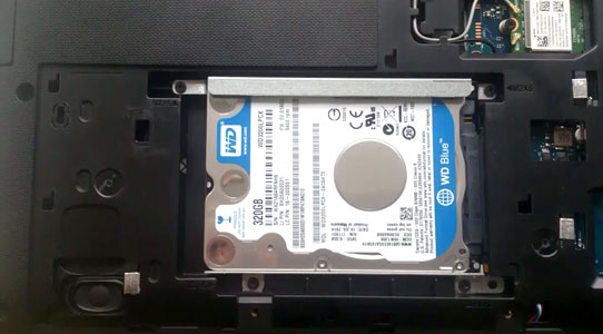 Ремонт жесткого диска ноутбука - Fujitsu